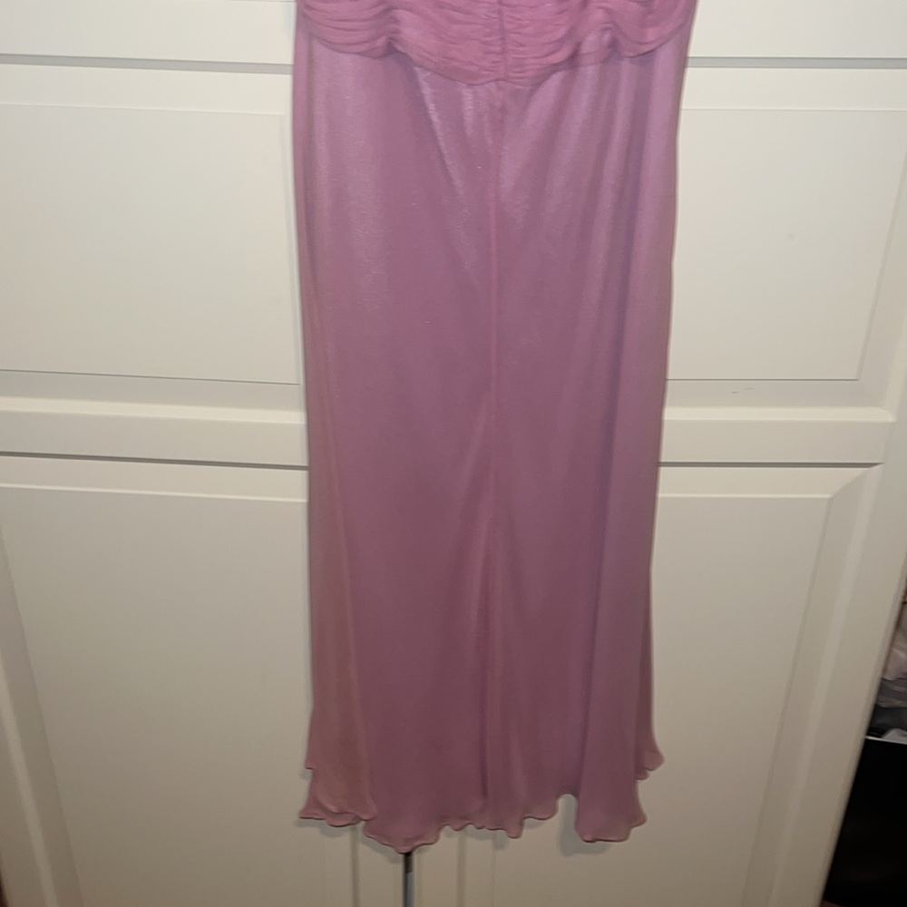 Niteline 100% silk chiffon embellished midi dress - Picture 7 of 9